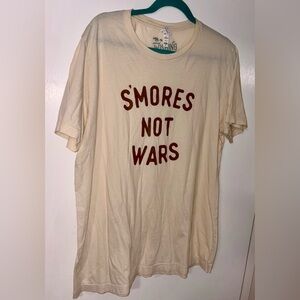 Bella Canvas Cream Tee with Red Graphic